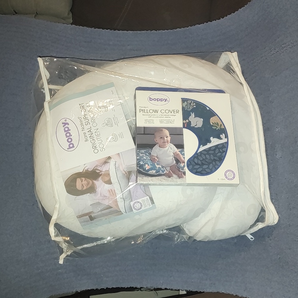 Brand new boppy and cover with tags